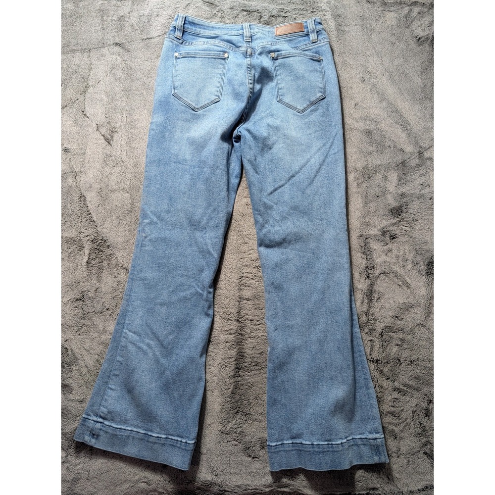 Rock & Roll Denim Button Fly Flare Jeans Women's Size 30 Medium Wash - Picture 10 of 13